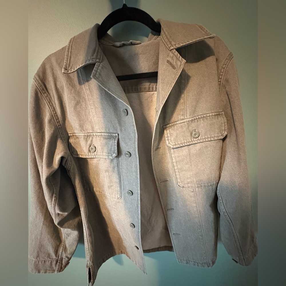 Gray Denim Jacket